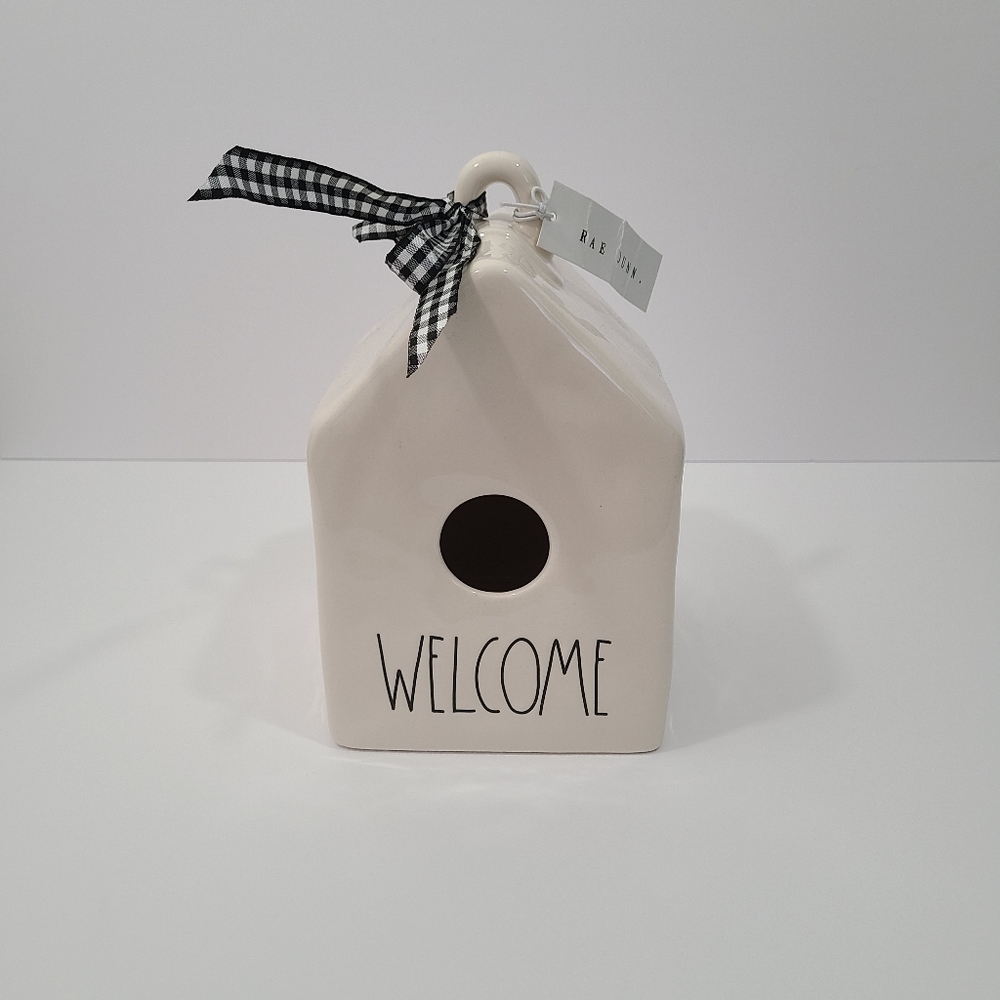 Rae Dunn birdhouse